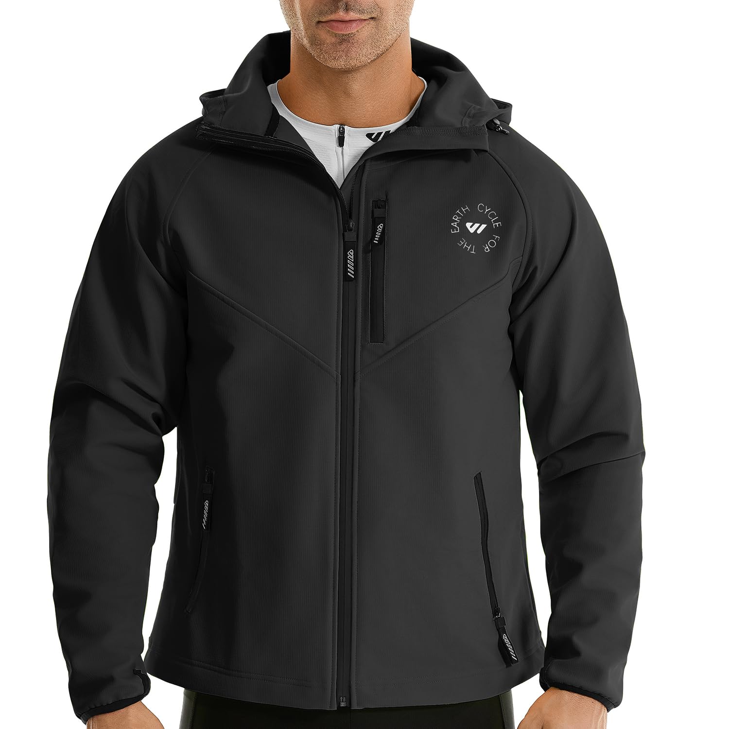 Running Gear In Winter - Wulibike Winter-Radjacke für Herren, wasserdichte Laufjacke