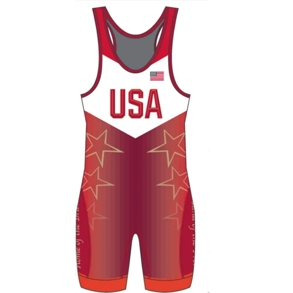 Running Gear Sale Men - Bestseller Herren-Ringeranzug Uniform Singlets Kleidung USA