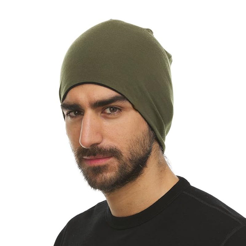 Running Gear In Winter - Unisex 100% Merinowolle Mütze Warme Wintermütze