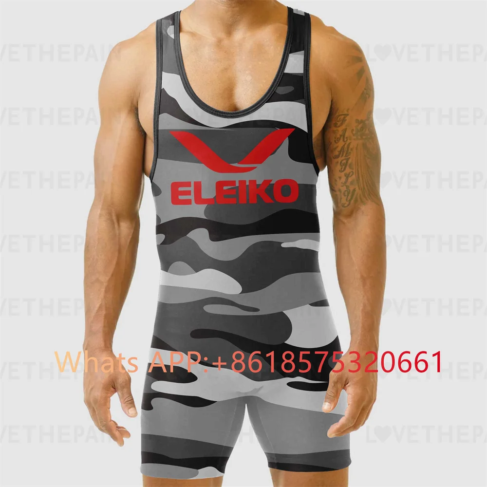 ELEIKO Mens Wrestling Singlet  – Running Gear Train Bewertung und Preis