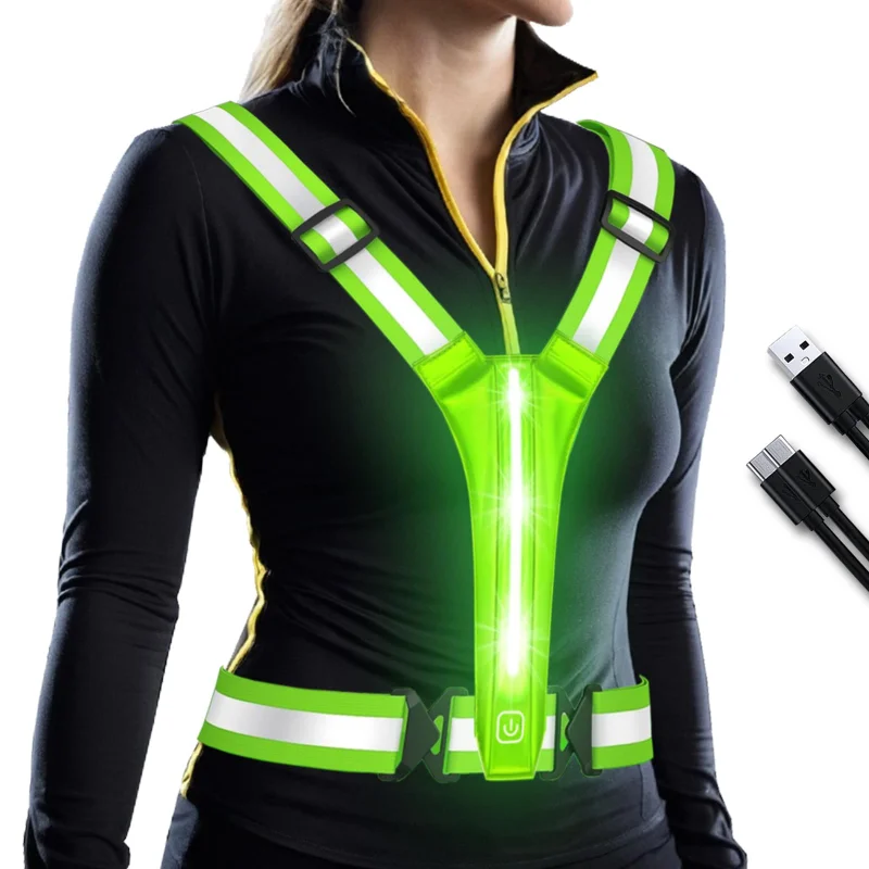 LED-Reflektorweste Laufausrüst – Reflective Running Gear Vest Bewertung und Preis